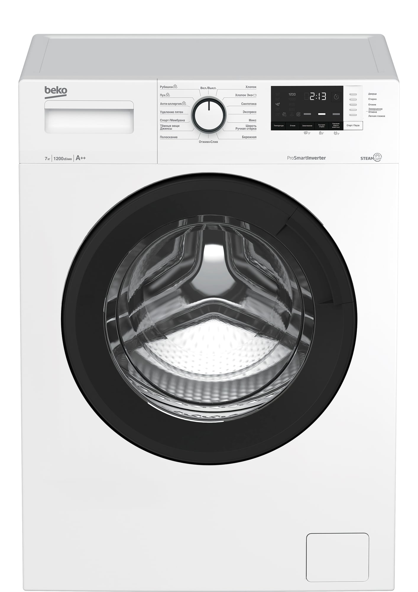 С/м Beko WSRE7612XAWI инверторный мотор