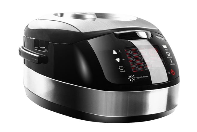 Мультиварка Centek CT-1472 Ceramic чёрный/сталь