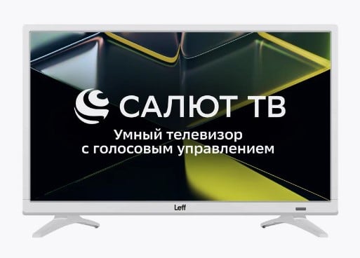 Телевизор LCD 24" FHD WHITE SALUT SMART 24F691T LEFF