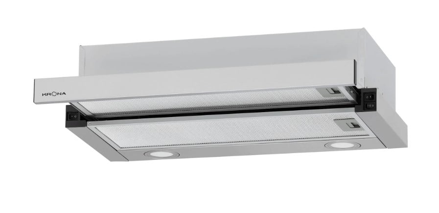 В/о  Krona KAMILLA T 600 INOX (2 мотора) вытяжка кухонная