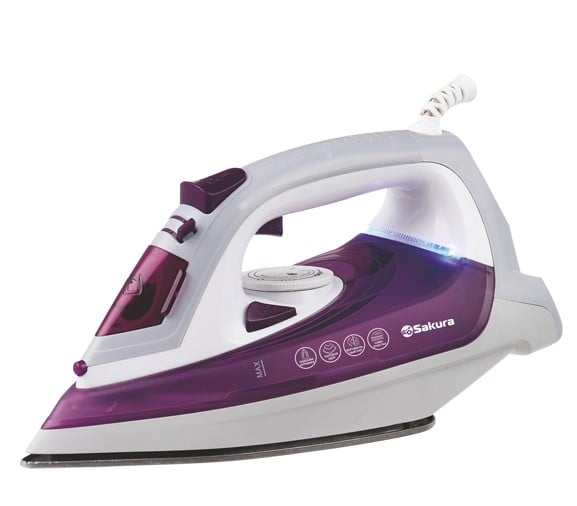 Утюг Sakura SA-3060CWP 2400Вт керам.подошва пар.увлажнение самоочист
