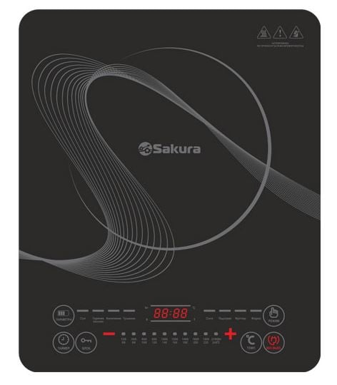 Плитка индукц Sakura SA-7155VS Premium