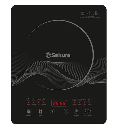 Плитка индукц Sakura SA-7156 1конф 5 авт.программ