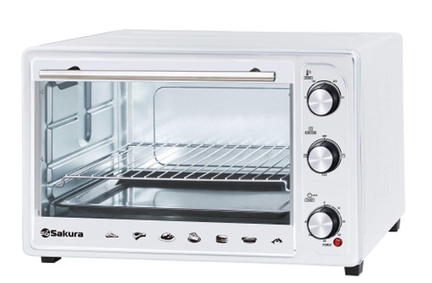 Духовка эл. Sakura SA-7026W 1800Вт 48л таймер бел