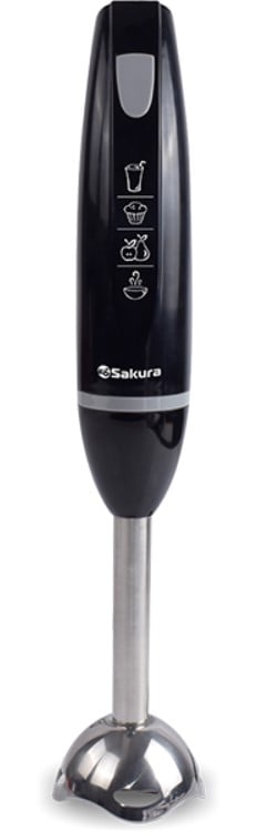 Блендер Sakura SA-6224BK 400Вт погружн стальн.насадка