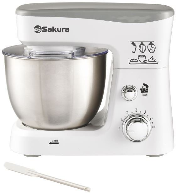 Миксер Sakura с чашей SA-6327W планетарный