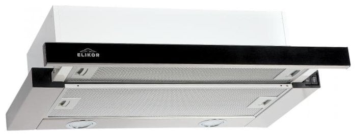 В/о  Эликор "Интегра" GLASS 60Н-400-В2Д нерж/стекло черное