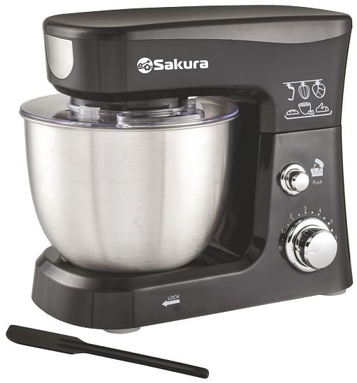 Миксер Sakura с чашей SA-6327BK планетарный