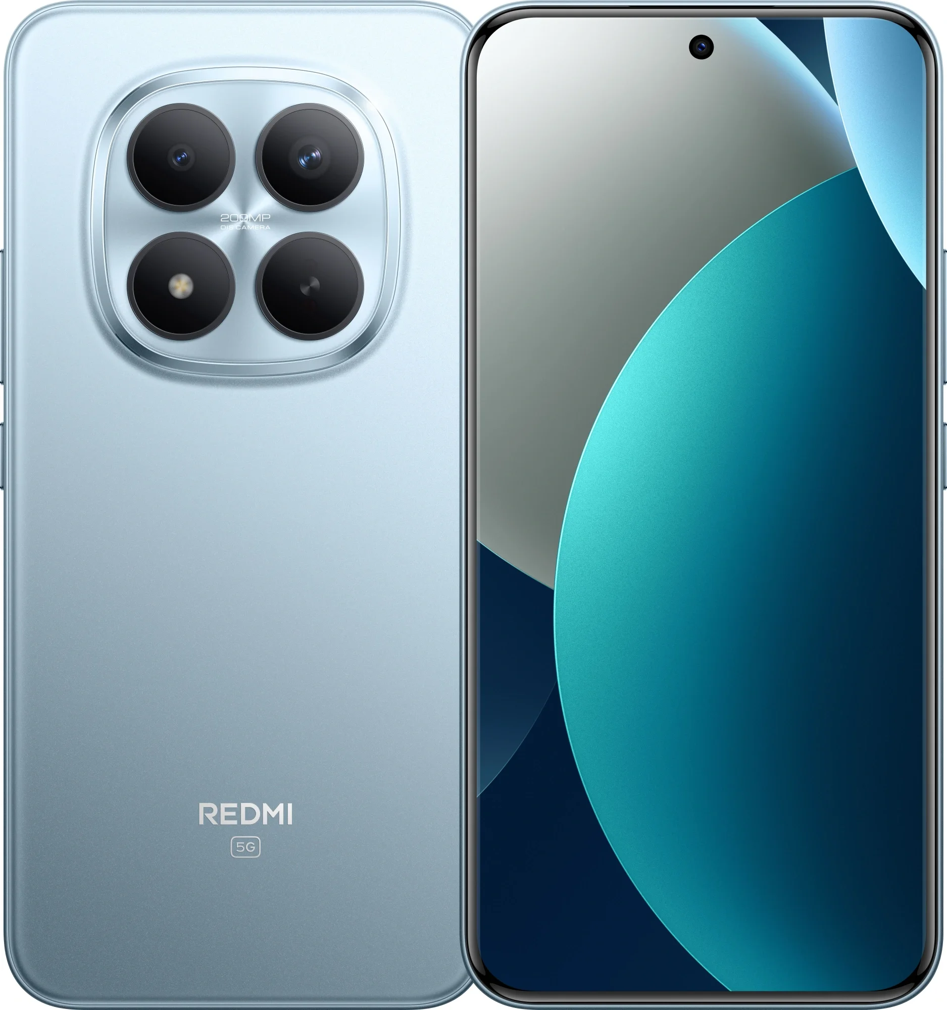 Смартфон Xiaomi Redmi Note 15 Pro+ 5G 256Gb 8Gb голубой моноблок 3G 4G 2Sim 6.83" 1280x2772 Android 15 200Mpix 802.11 a/b/g/n/ac/ax NFC GPS GSM900/1800 GSM1900 Protect