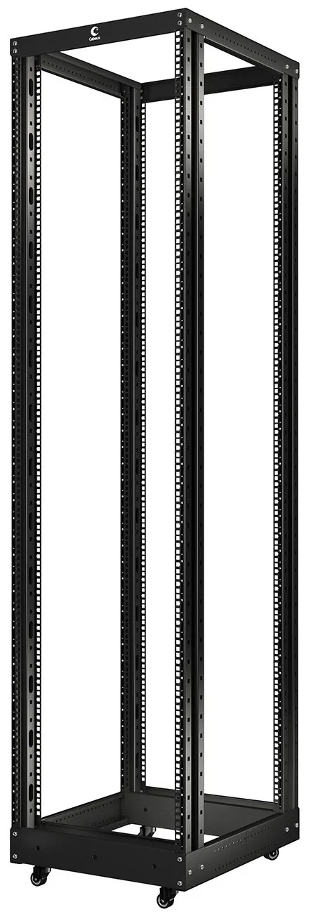 Стойка открытая 19" Cabeus RА, универсальная, 47U, 2237х515х1000 мм (ВхШхГ), двухрамная, чёрный