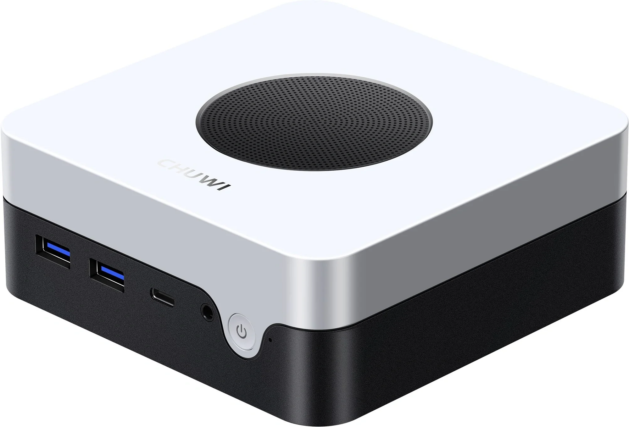 Компьютер/ Chuwi LarkBox X Intel Core i3 1220P(1.5Ghz)/8192Mb/256SSDGb/Int:Intel UHD Graphics/BT/WiFi/war 1y/0.4kg/Grey+White/Win11Pro + USB2.0*2/USB3.2*2/Type-C*1/HDMI*1/DP*1/RJ45*2/WIFI6,BT5.2/bracket