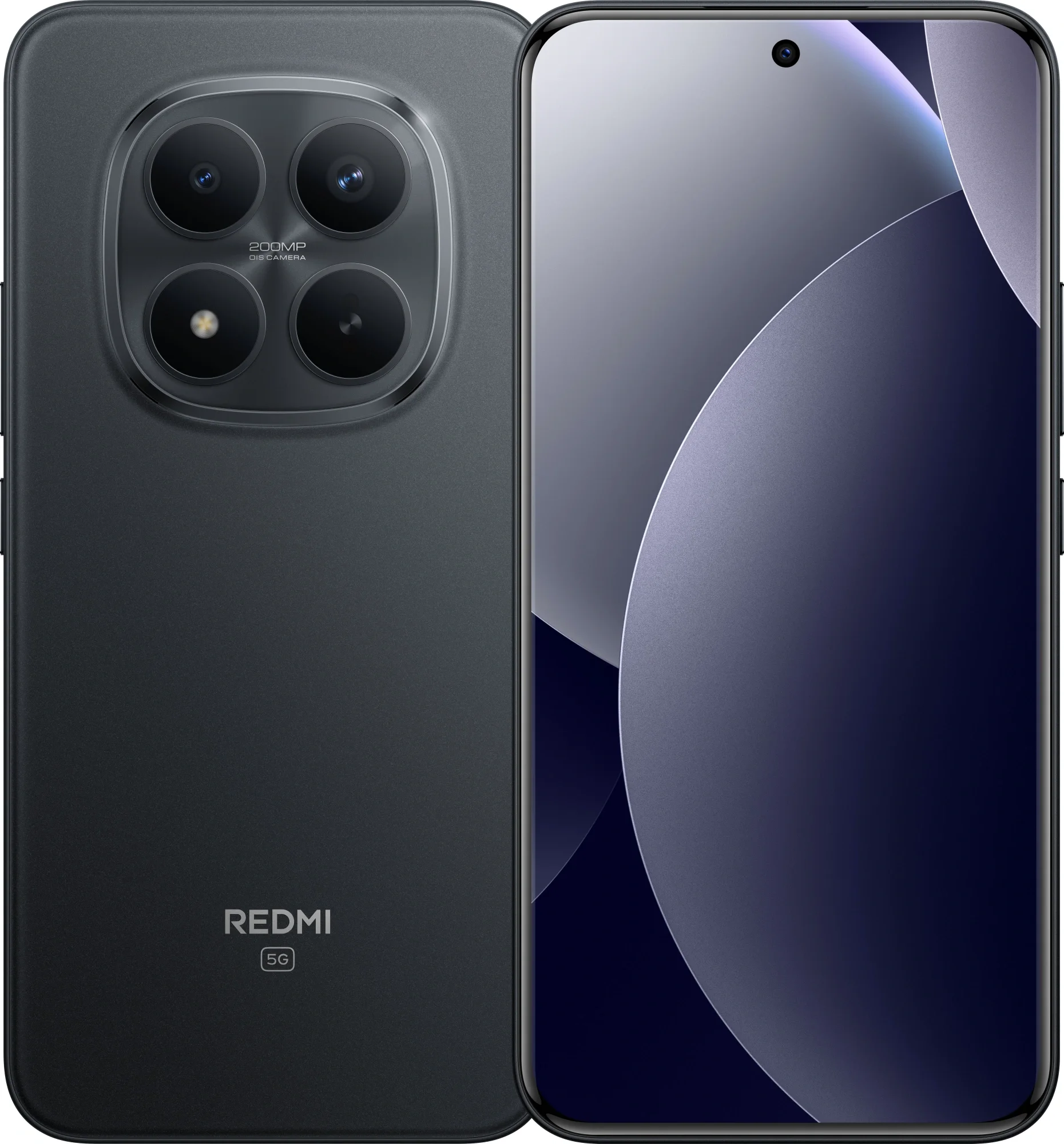 Смартфон Xiaomi Redmi Note 15 Pro+ 5G 512Gb 12Gb черный моноблок 3G 4G 2Sim 6.83" 1280x2772 Android 15 200Mpix 802.11 a/b/g/n/ac/ax NFC GPS GSM900/1800 GSM1900 Protect