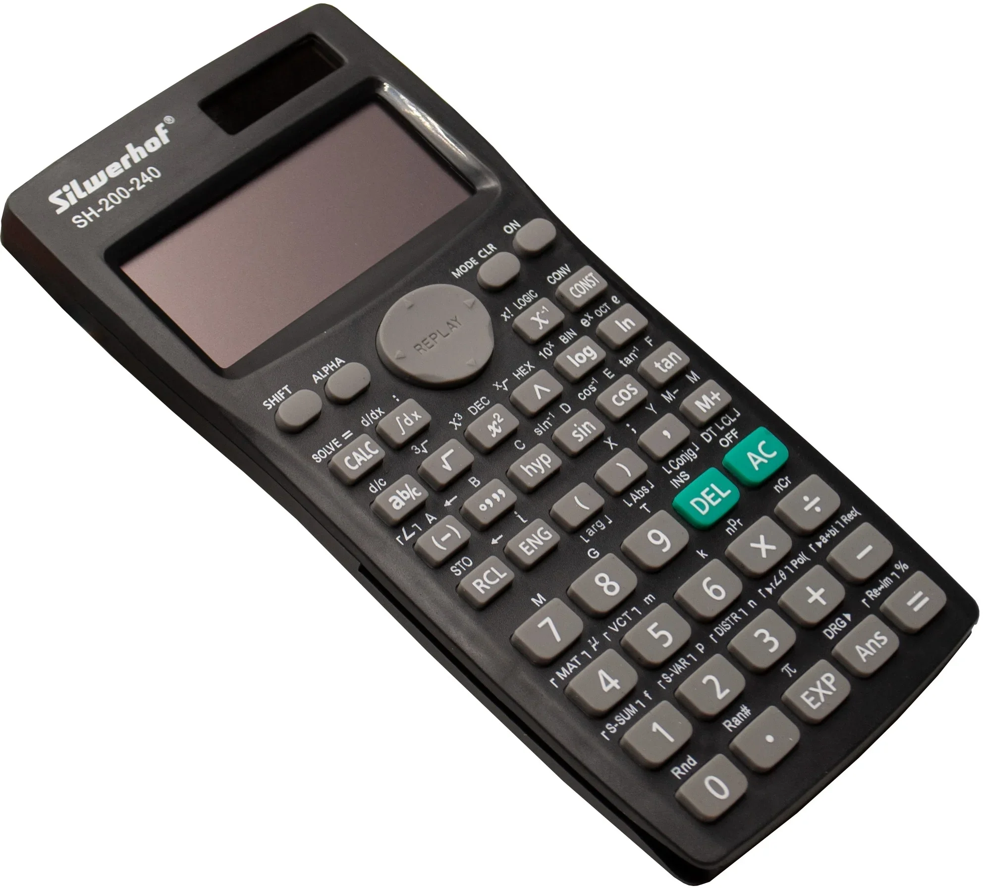 Калькулятор научный  Silwerhof  SH-200-240  черный 10-разр.