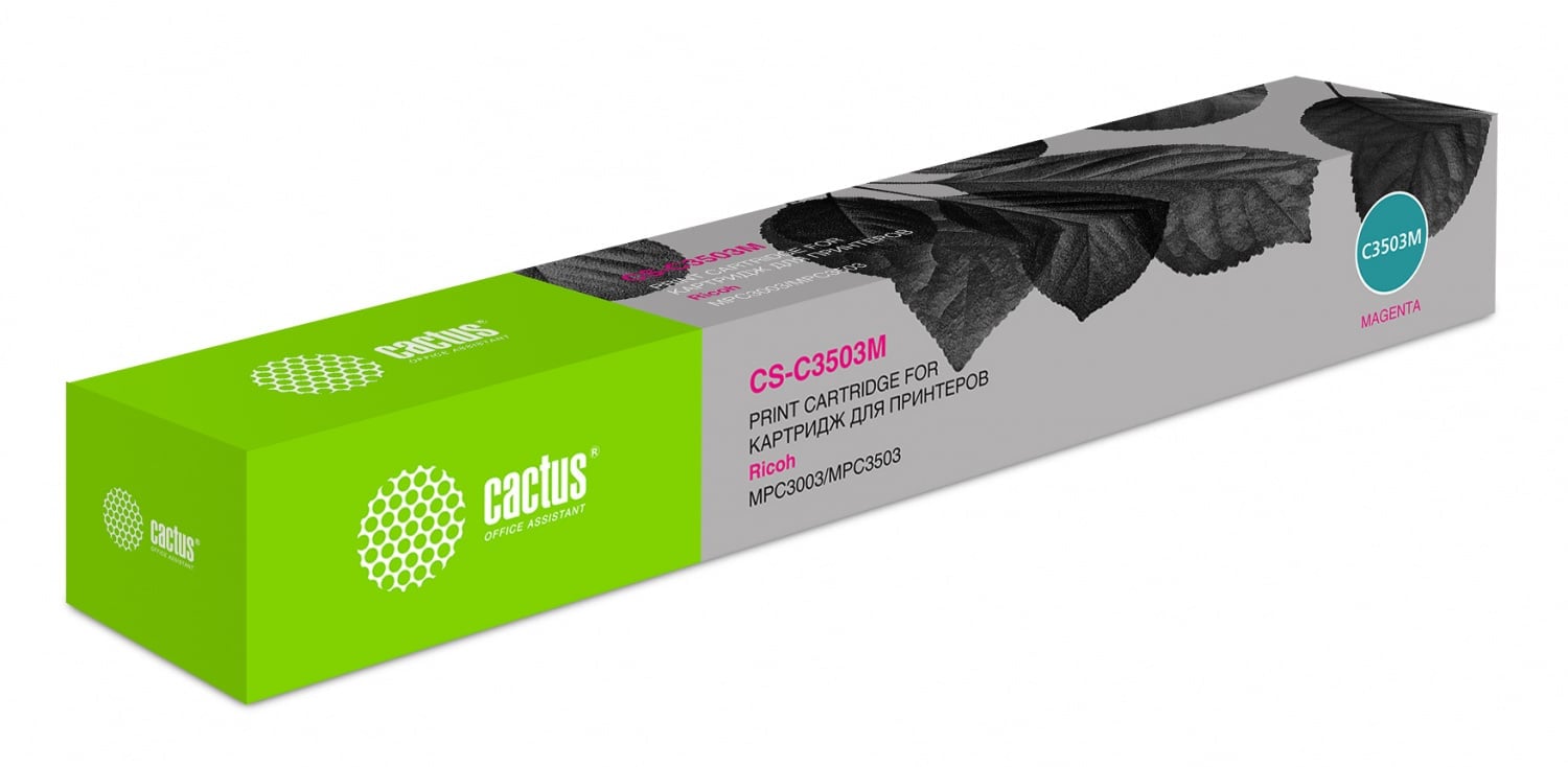 -/ Картридж лазерный Cactus CS-C3503M 841819 пурпурный (18000стр.) для Ricoh MP C3503