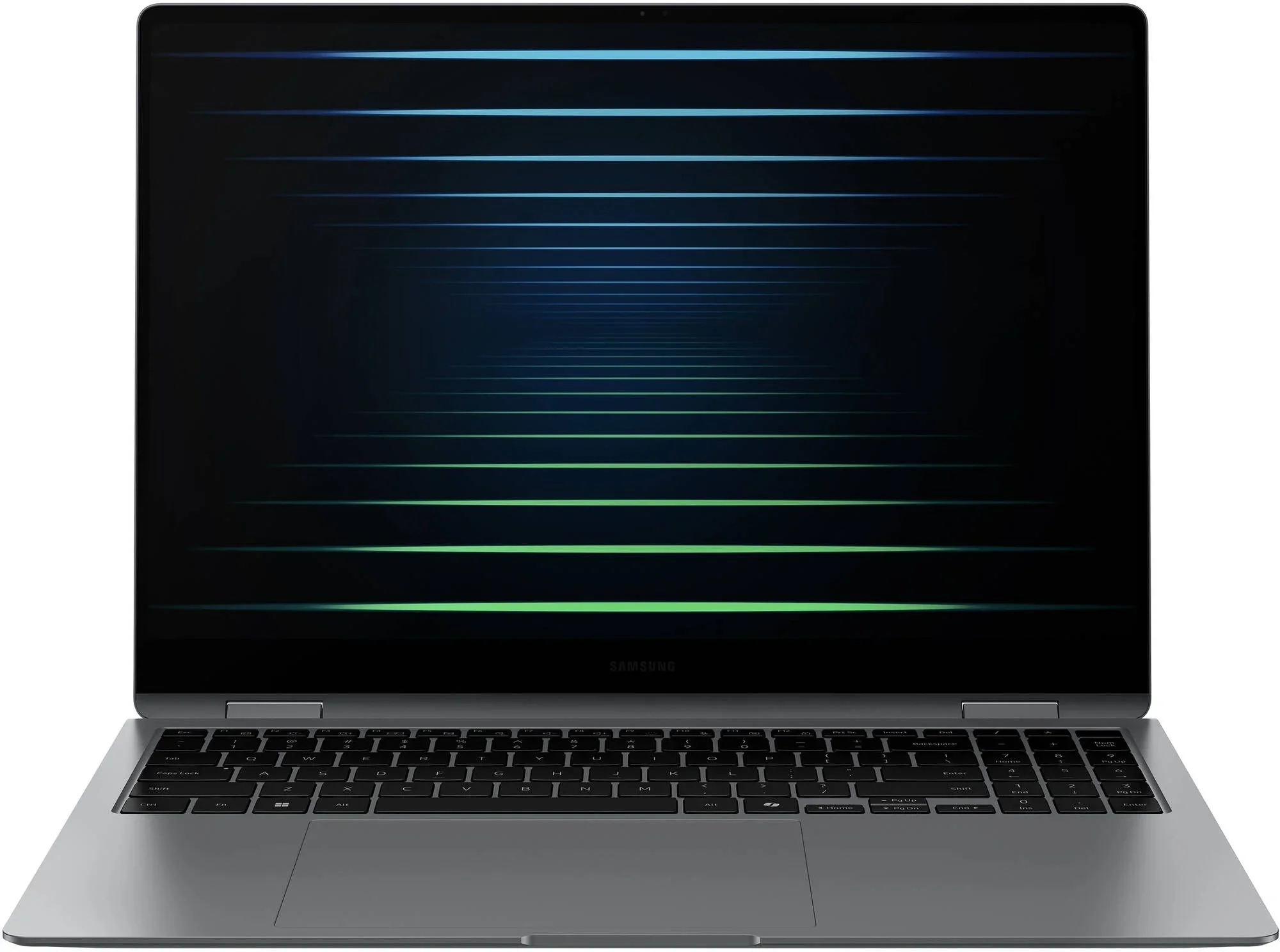 Ноутбук Samsung Galaxy Book 5 Pro 360 NP960 Core Ultra 5 226V 16Gb SSD512Gb Intel Arc 130V 16" AMOLED Touch 2.8K (2880x1800) Windows 11 Home Multi Language grey WiFi BT Cam (NP960QHA-KG3IN)