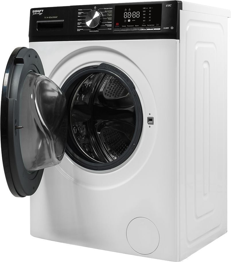 Стиральная машина Kraft TCH-HD8586SW белый, загрузка фронтальная 8 кг, 1400 об/мин, класс A+++