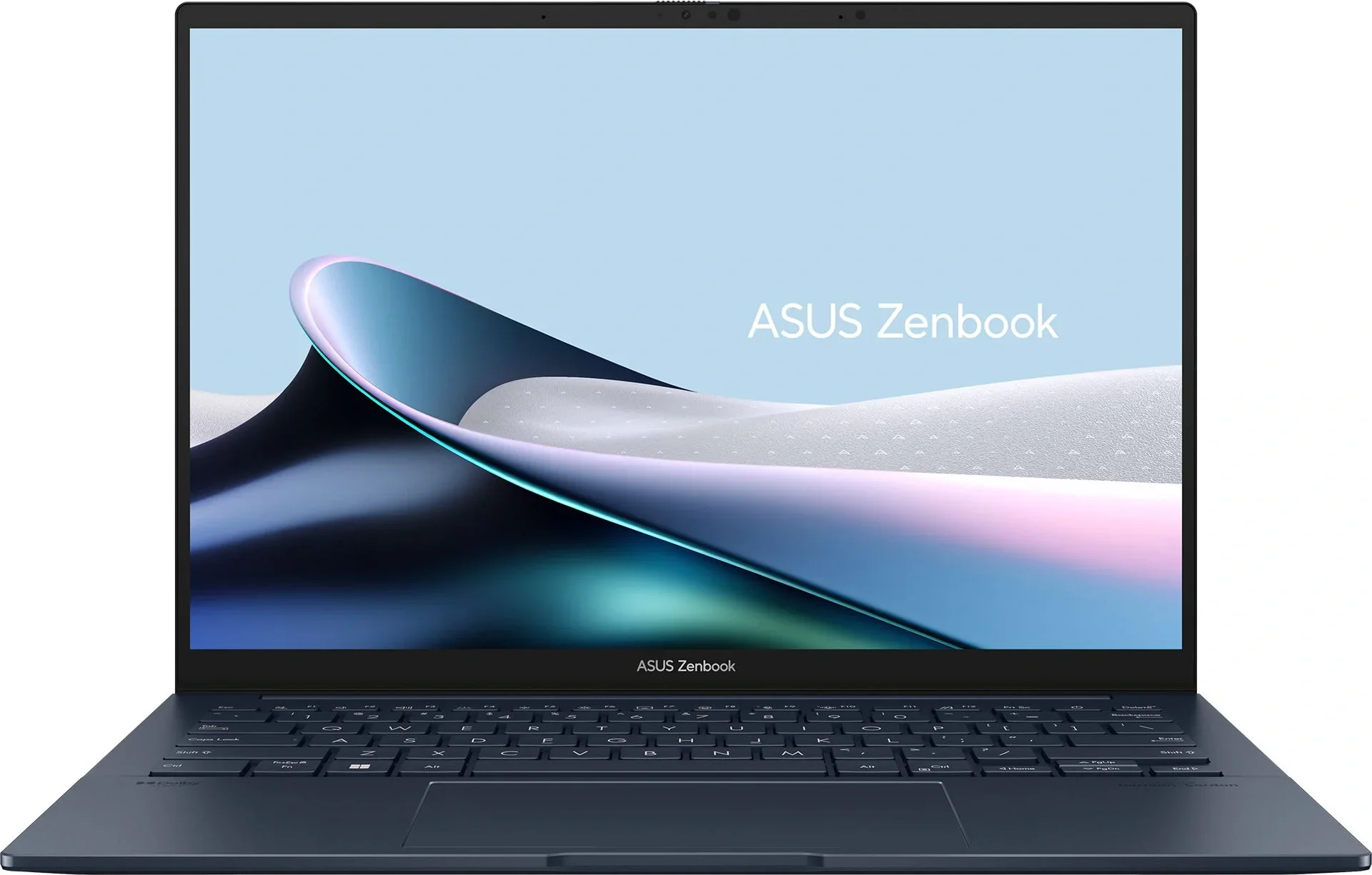 Ноутбук ASUS Zenbook 14 OLED UX3405MA-QD489 Core Ultra 5 125H/16b LPDDR4X/1TB SSD/14" OLED WUXGA(1920 x 1200)/WiFi6E/No OS/1.22Kg/Ponder Blue/RU_EN_KEYBOARD