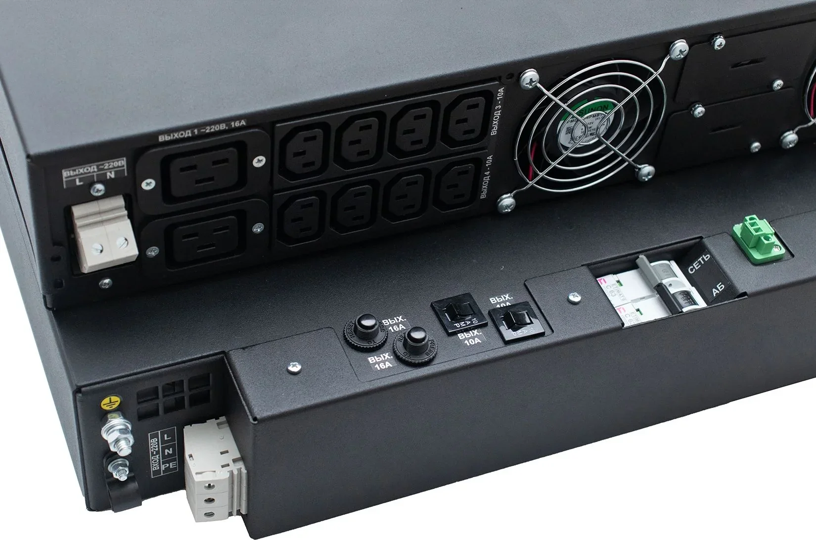 Источник бесперебойного питания Штиль STR1110SL 8000Вт/10000ВА/IEC320 С13х8/IEC320 С19х2