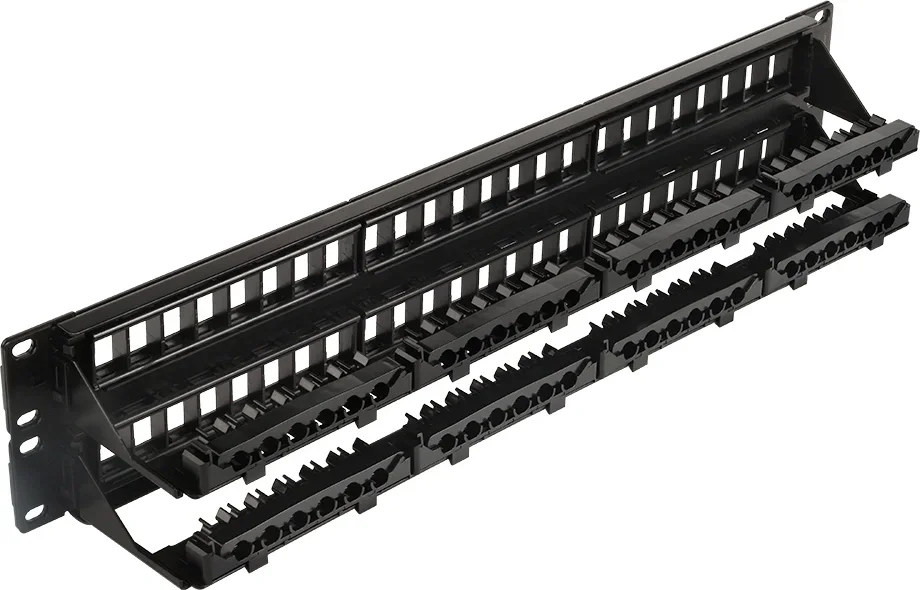 Патч-панель наборная Lanmaster LAN-PPN48OK-UTP 19" 2U 48x UTP