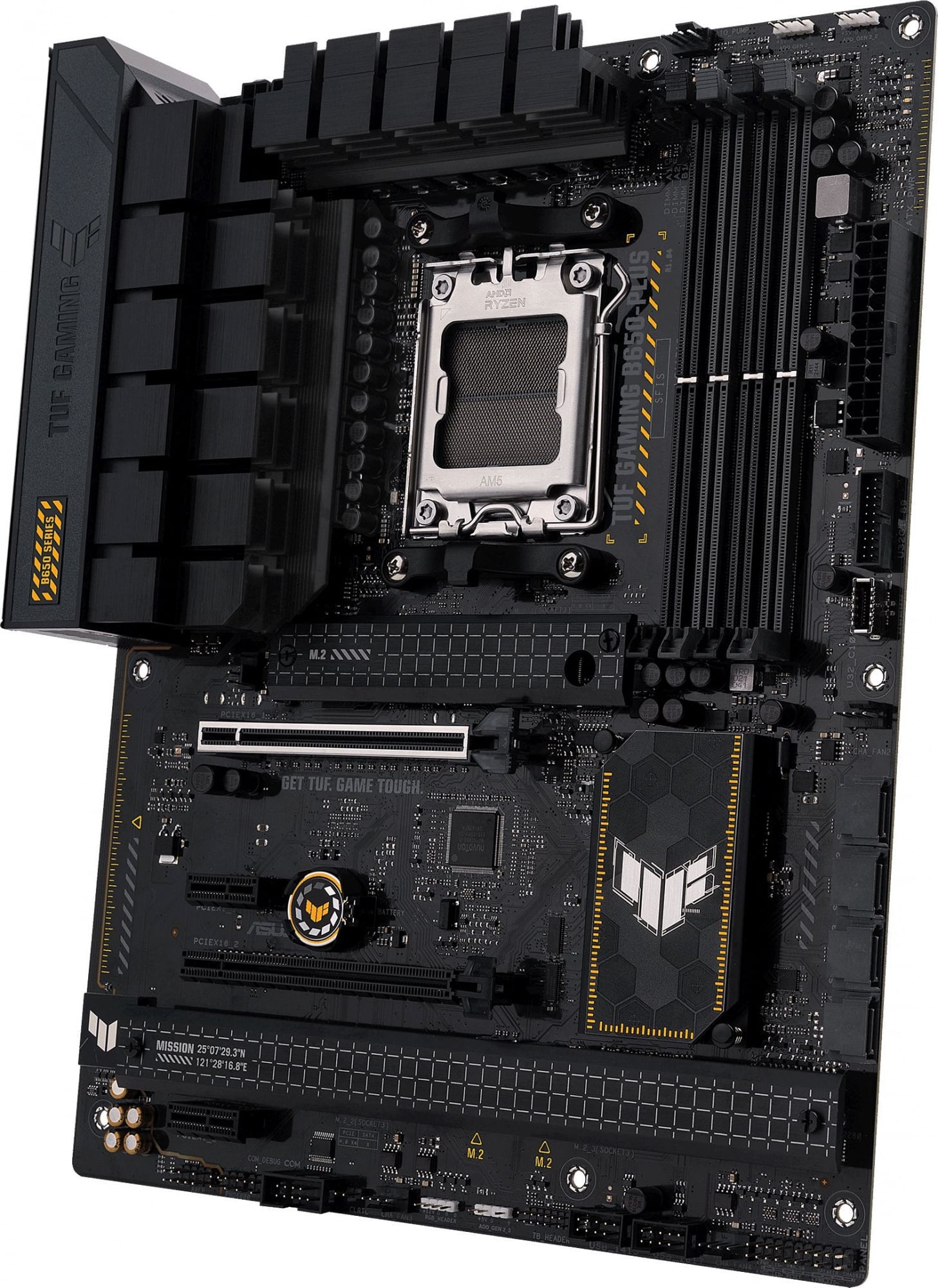 ASUS TUF GAMING B650-PLUS (Socket AM5, ATX, 4xDDR5(256GB), DP/HDMI 2.1, 2xPCIe 4.0x16/2xPCIe 4.0, 1xLAN (2.5GbE), 4xSATA 6Gb/s, 3xM.2, 1xType-C, 3xUSB 3.2, 4xUSB 2.0