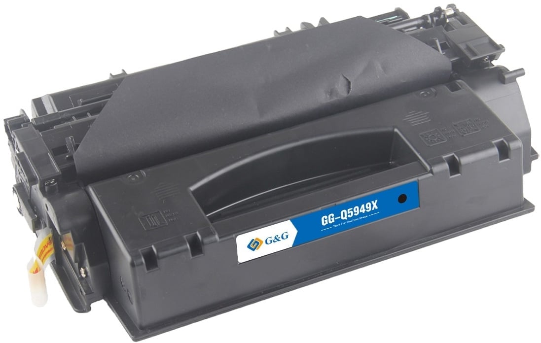 Картридж G&G, аналог HP Q5949X/Q7553X/ Canon 108H/708H/715H/508II/515II/308H/315H 7k с чипом