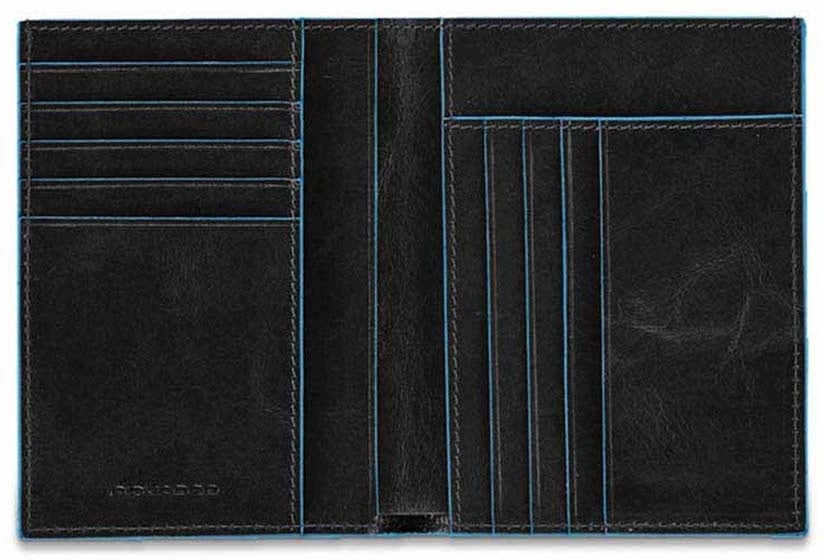 Кошелек мужской Piquadro Blue Square PU1393B2R/N черный натур.кожа