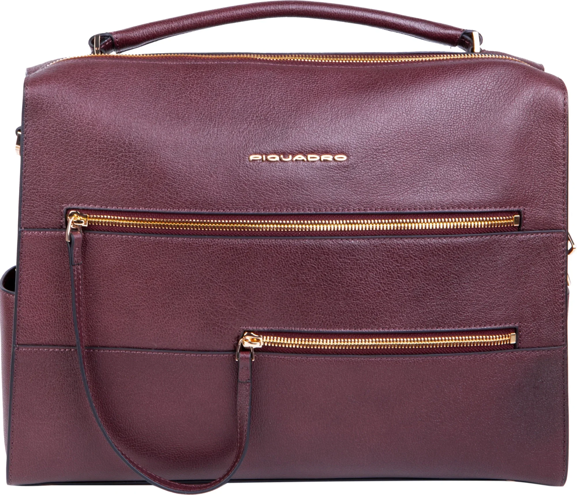 Деловая сумка Piquadro Patricia CA6774W140/BO с отделением для ноутбука 14" бургунди натур.кожа