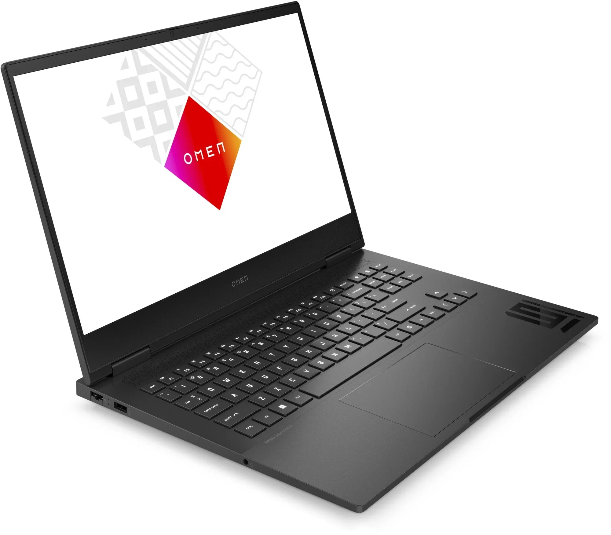 Ноутбук HP Omen 16-wd0011ci Core i5 13420H 16Gb SSD 512Gb NVIDIA GeForce RTX 4050 6Gb 16.1" IPS FHD (1920x1080) Free DOS черный WiFi BT Cam (8F5P2EA)