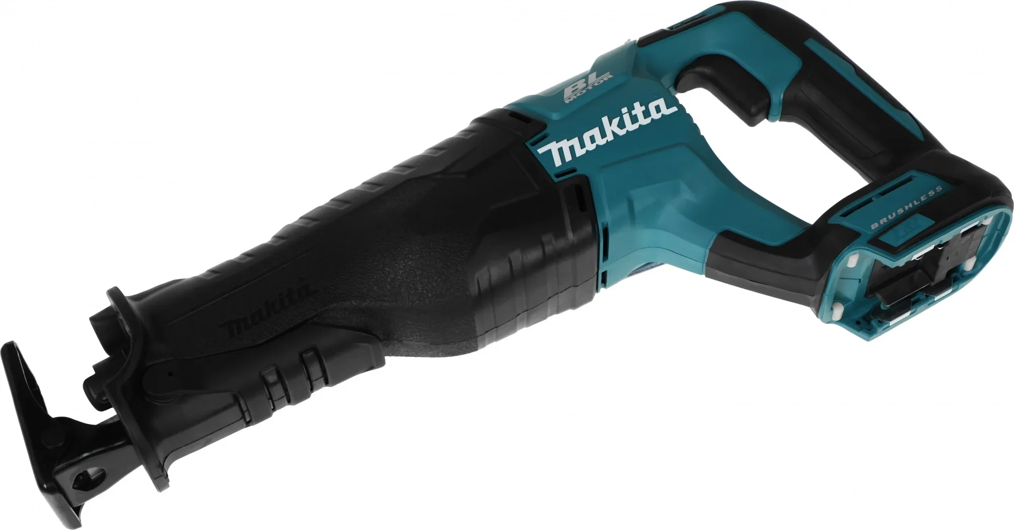 Makita DJR187Z Пила сабельная {Пила саб ак б\щ,18В,Li-ion,0-2300\0-3000об\м,х-32мм,рез-255мм,3.4кг,кор,подс,н-р пилок,б\ак,з\у,D-об}