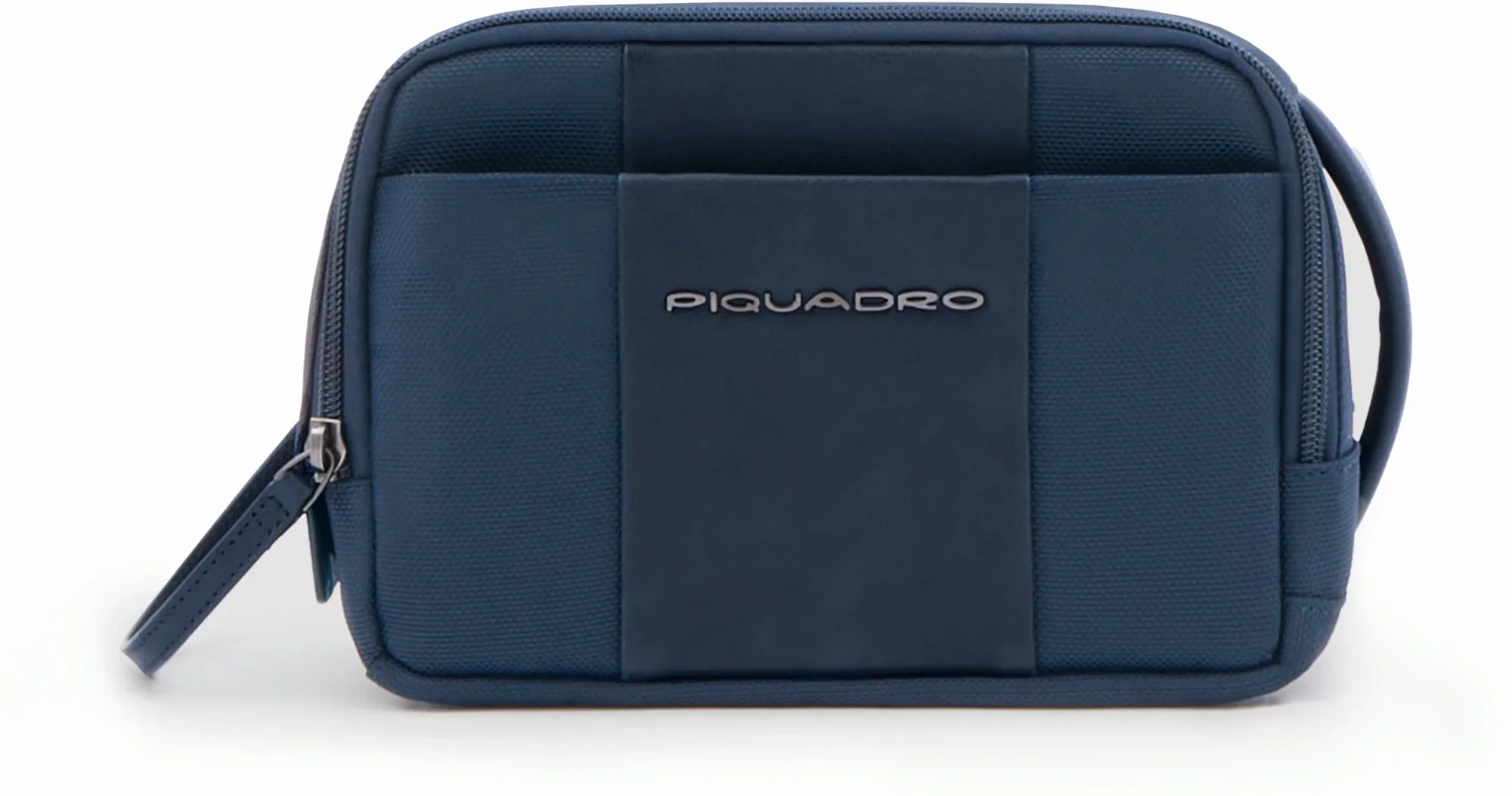BY6149BR2/BLU Косметичка Piquadro Brief2  синий  нейлон/натур.кожа