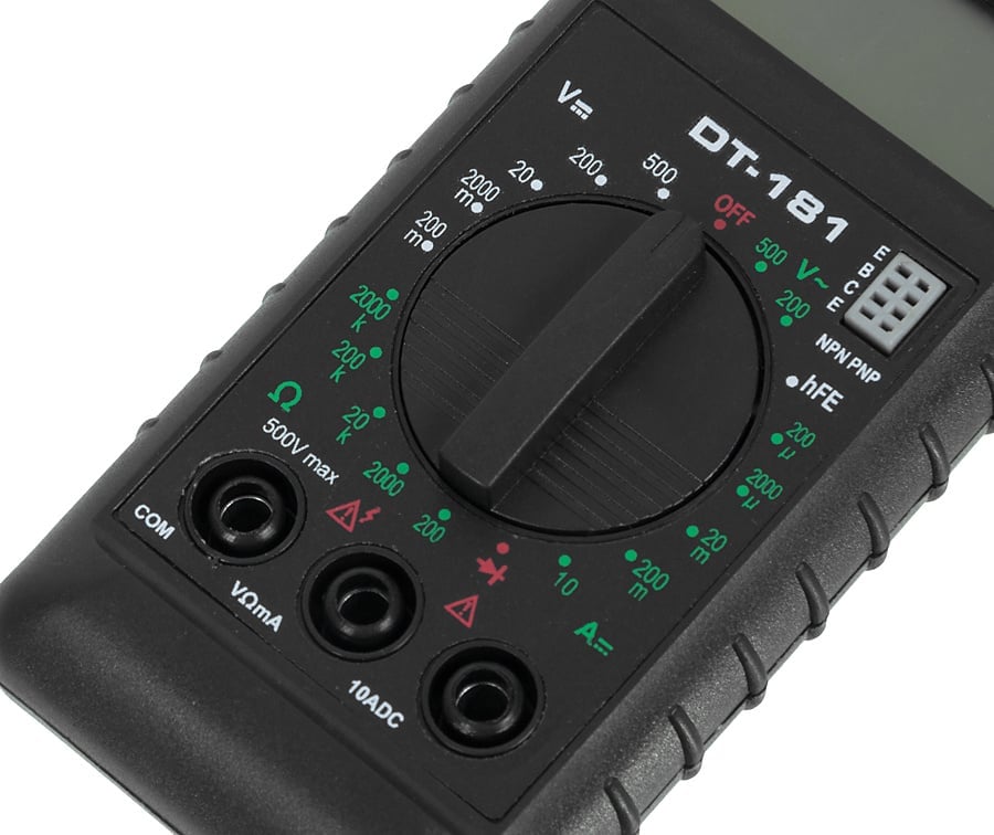 DT 181 Мультиметр Ресанта цифровой черный