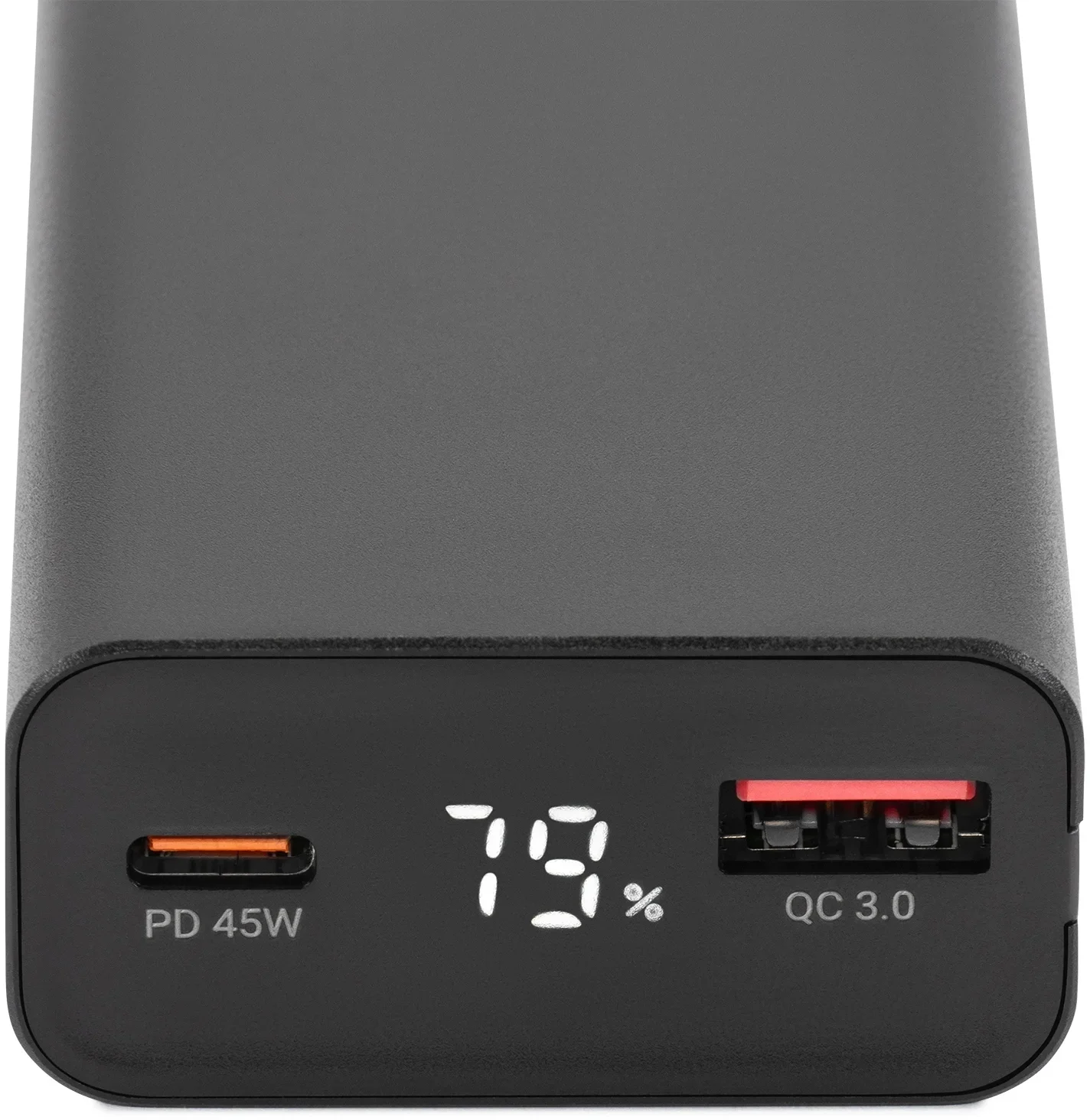 DGPF10E45ABK Мобильный аккумулятор Digma DGPF10E 10000mAh QC3.0/PD3.0 45W 4.5A USB-A/USB-C черный ()