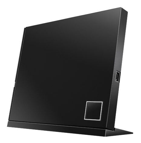 Внешний оптический привод Slim ASUS SBW-06D2X-U/BLK/G/AS (USB, Blue Ray, черный) RTL
