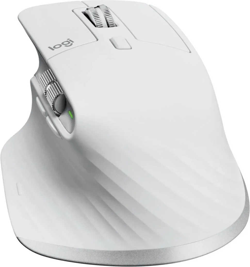 Мышь Logitech MX Master 3S светло-серый оптическая 8000dpi беспров. BT/Radio USB 5but (910-006566)
