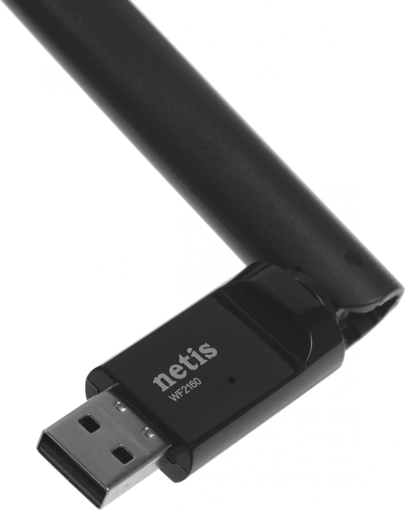 Netis WF2160 Сетевой двухдиапазонный адаптер Wi-Fi AC650, 2,4/5 ГГц, до 650 Мбит/с, USB 2.0, внешняя антенна