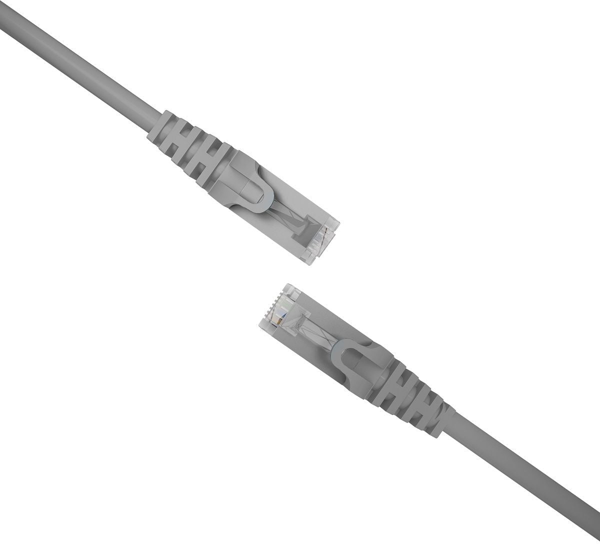 Патч-корд NTSS NTSS-PC-FTP-RJ45-5e-2.0-LSZH-GY FTP RJ-45 вил.-вилка RJ-45 кат.5E 2м серый LSZH 26AWG