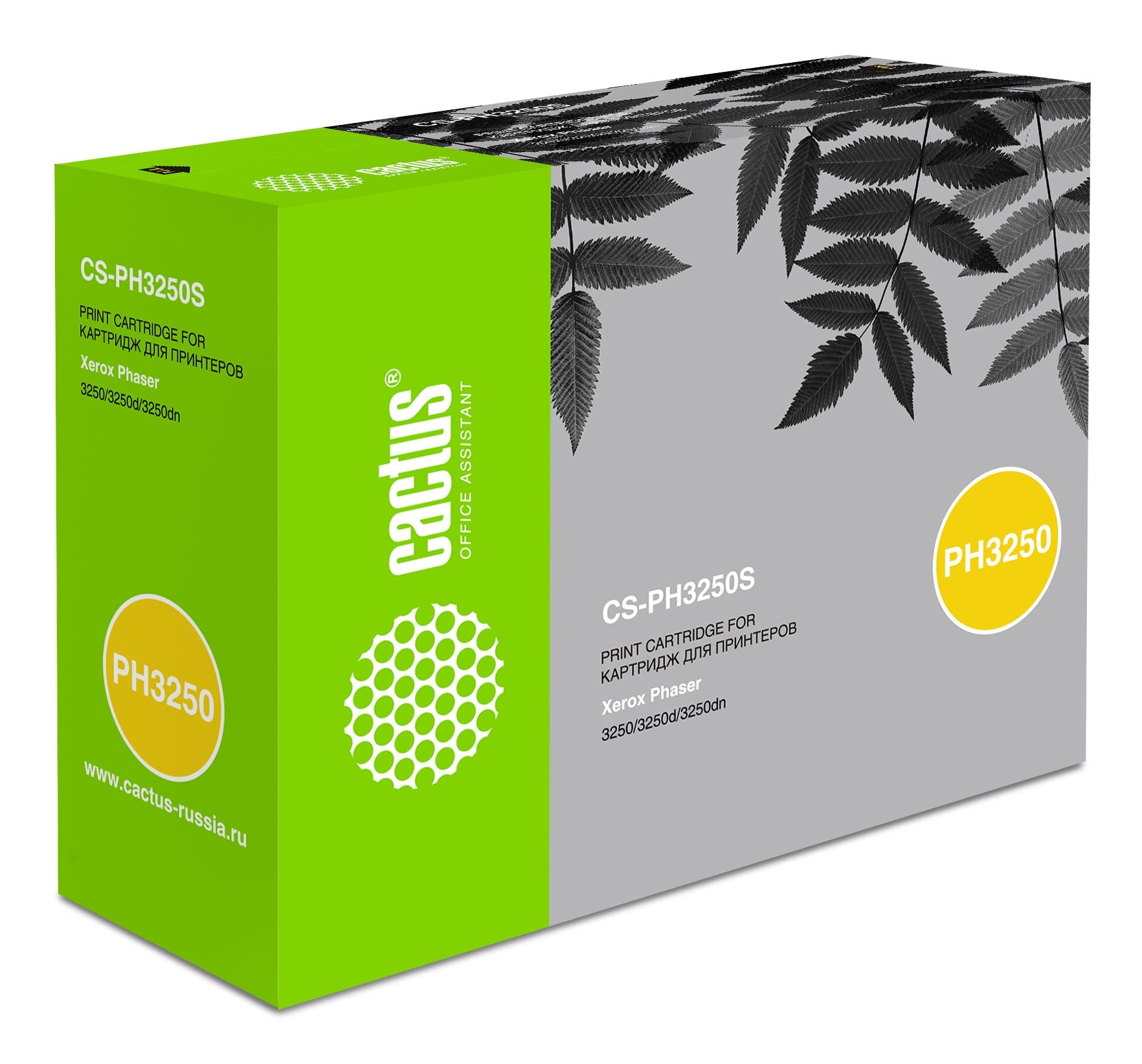 -/ Картридж лазерный Cactus CS-PH3250S 106R01373 черный (3500стр.) для Xerox Phaser 3250/3250d/3250dn