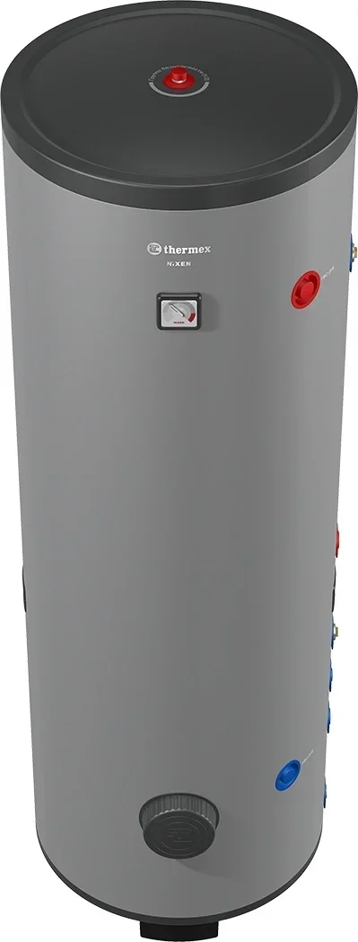 Водонагреватель Thermex Nixen 250 F (combi) 19кВт 250л через теплообменник напольный/серый