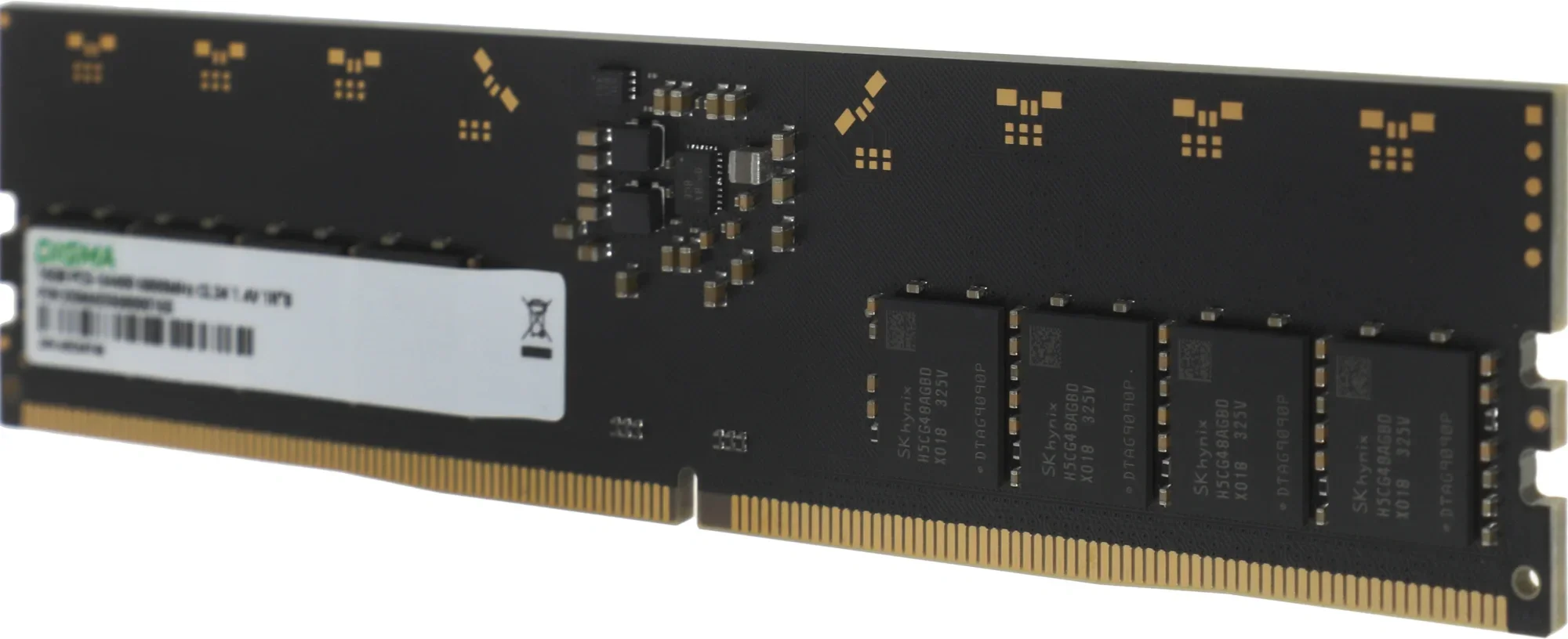 Память DDR5 16GB 6800MHz Digma DGMAD56800016S RTL PC5-54400 CL34 DIMM 288-pin  1.4В  single  rank Ret