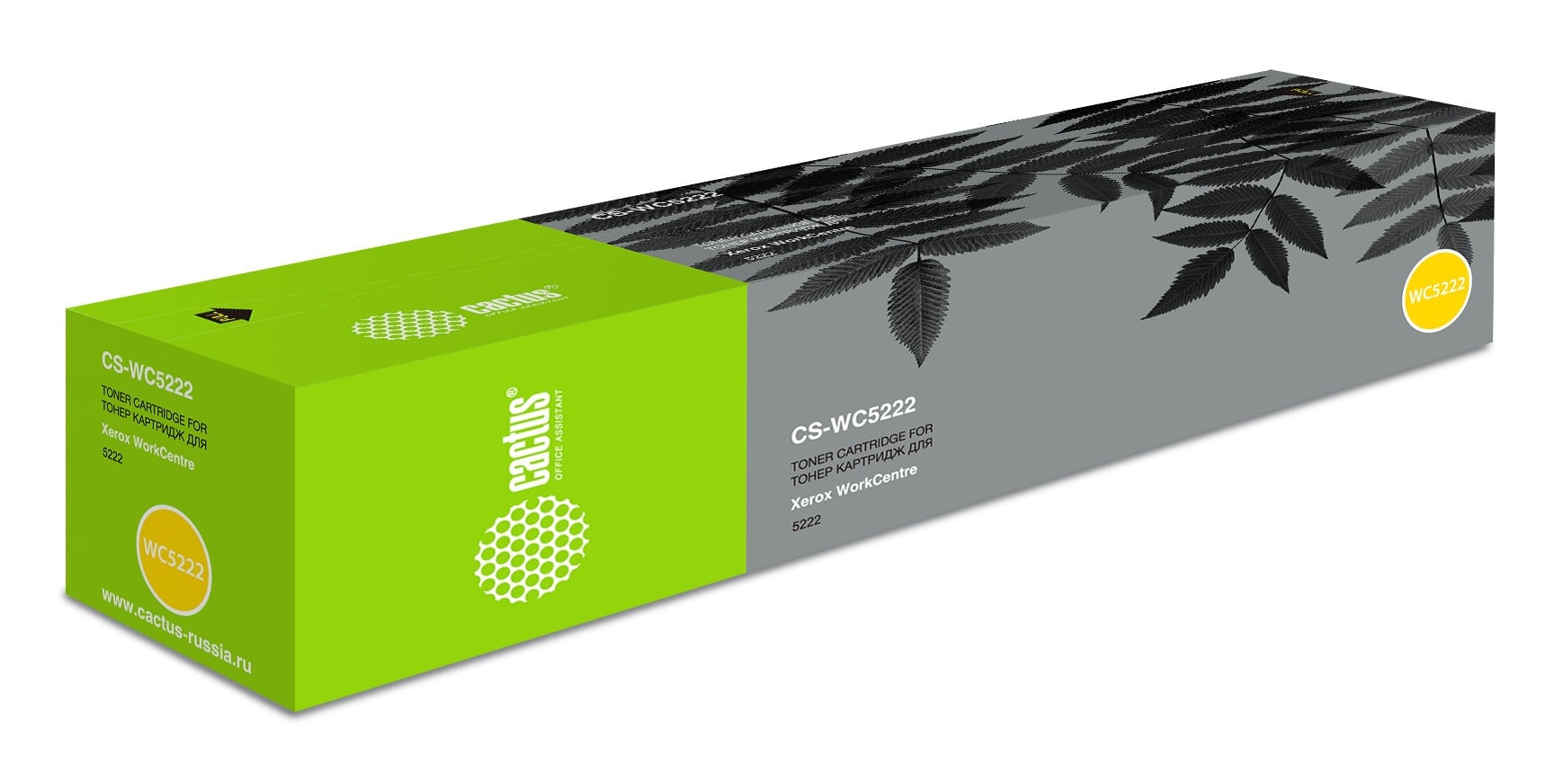 -/ Картридж лазерный Cactus CS-WC5222 106R01413 черный (20000стр.) для Xerox WorkCentre 5222