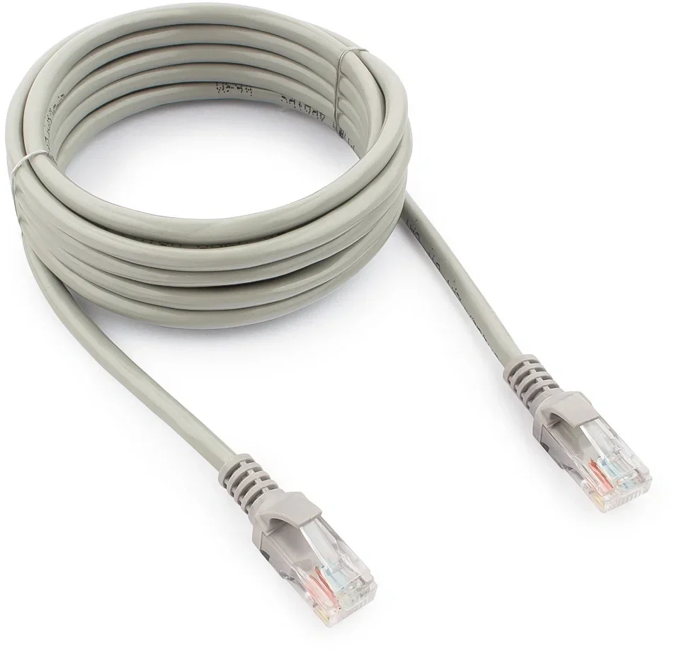 Патч-корд Premier 10Гбит/с UTP 4 пары cat.6 CCA 3м серый RJ-45 (m)-RJ-45 (m) (5-971 3.0)