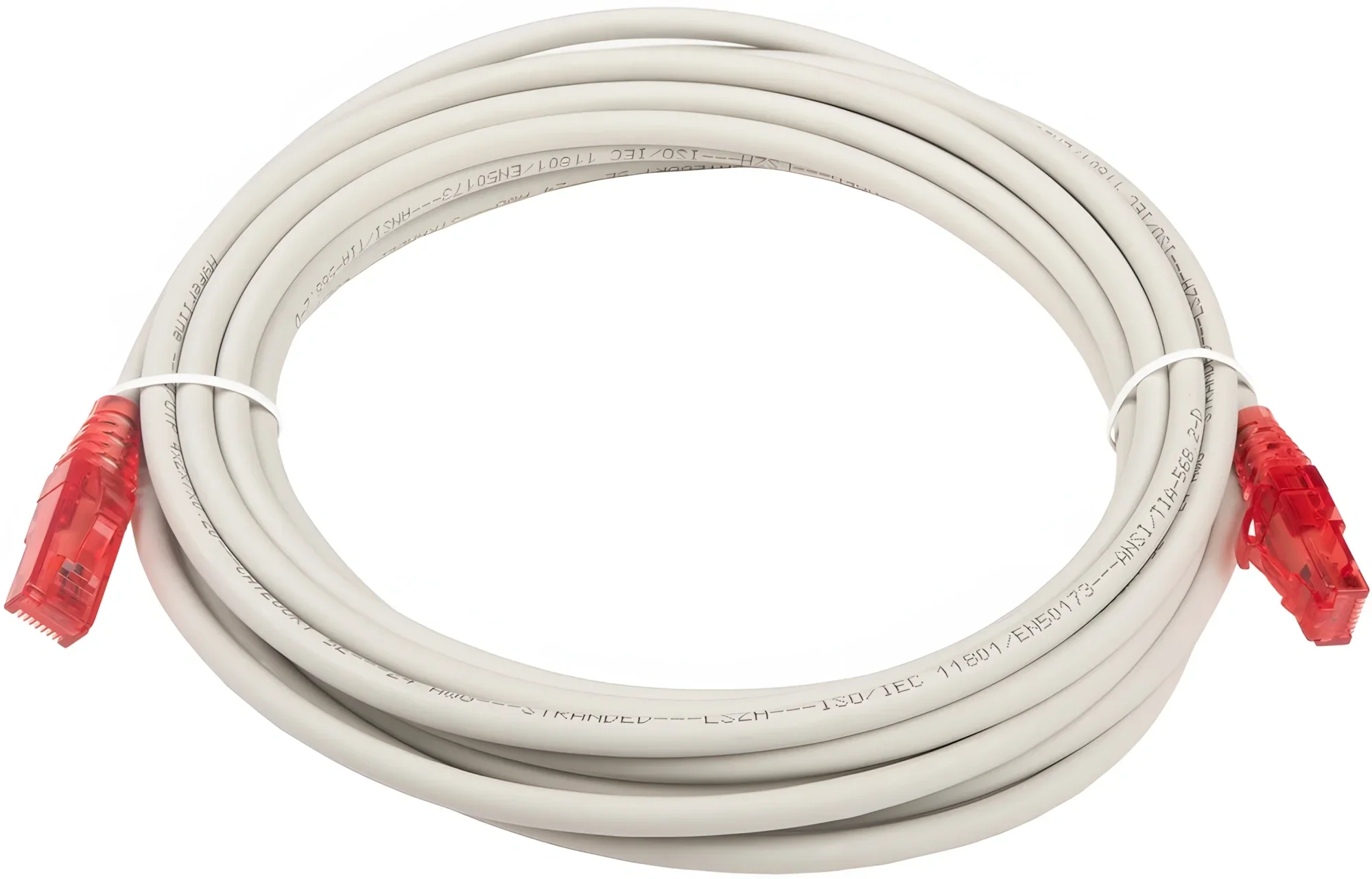 Кабель Hyperline  PC-LPM-UTP-RJ45-RJ45-C5e-5M-LSZH-GY Патч-корд U/UTP, Cat.5e (100% Fluke Component Tested), LSZH, 5 м, серый