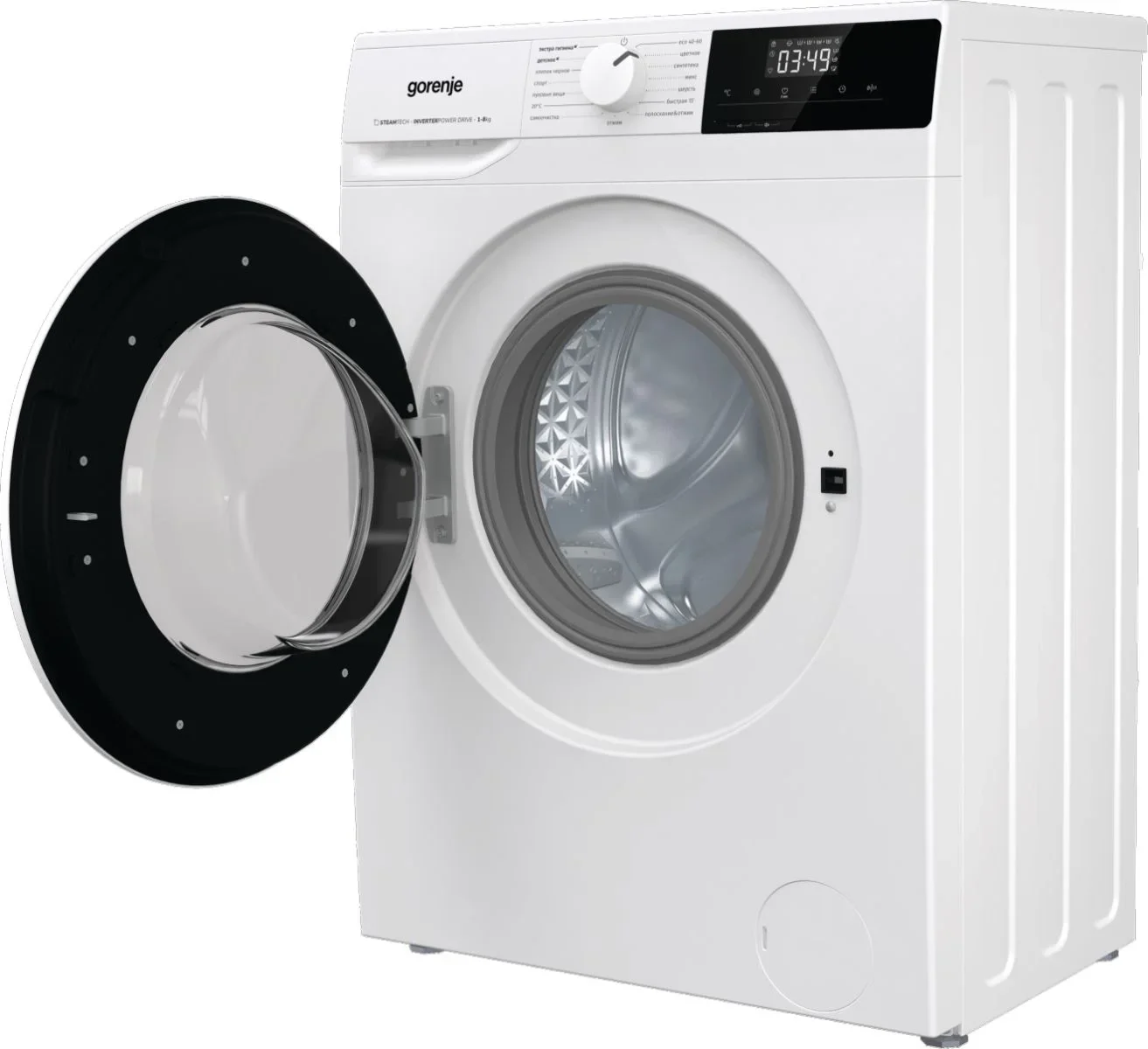 Стиральная машина Gorenje WNHPI84AS/R белый, загрузка фронтальная 8 кг, 1400 об/мин., класс: А