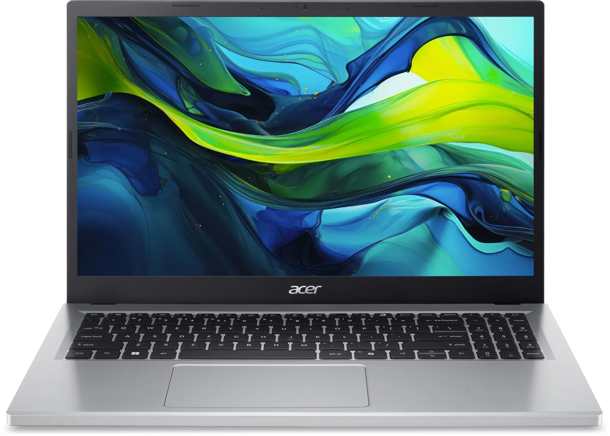 Ноутбук Acer Aspire Go AG15-31P-38DT Core i3 N305 8Gb SSD 256Gb Intel UHD Graphics 15.6" TN FHD (1920x1080) без ОС silver WiFi BT Cam (NX.KX5CD.008)