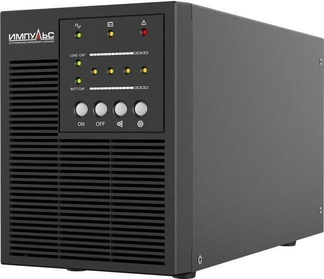 Импульс ИБП МИНИ 500 {500 ВА/400 Вт, LCD+LED, RS-232, USB, АКБ 1х7Ач, SCHUKOx3},черный {CM50101}