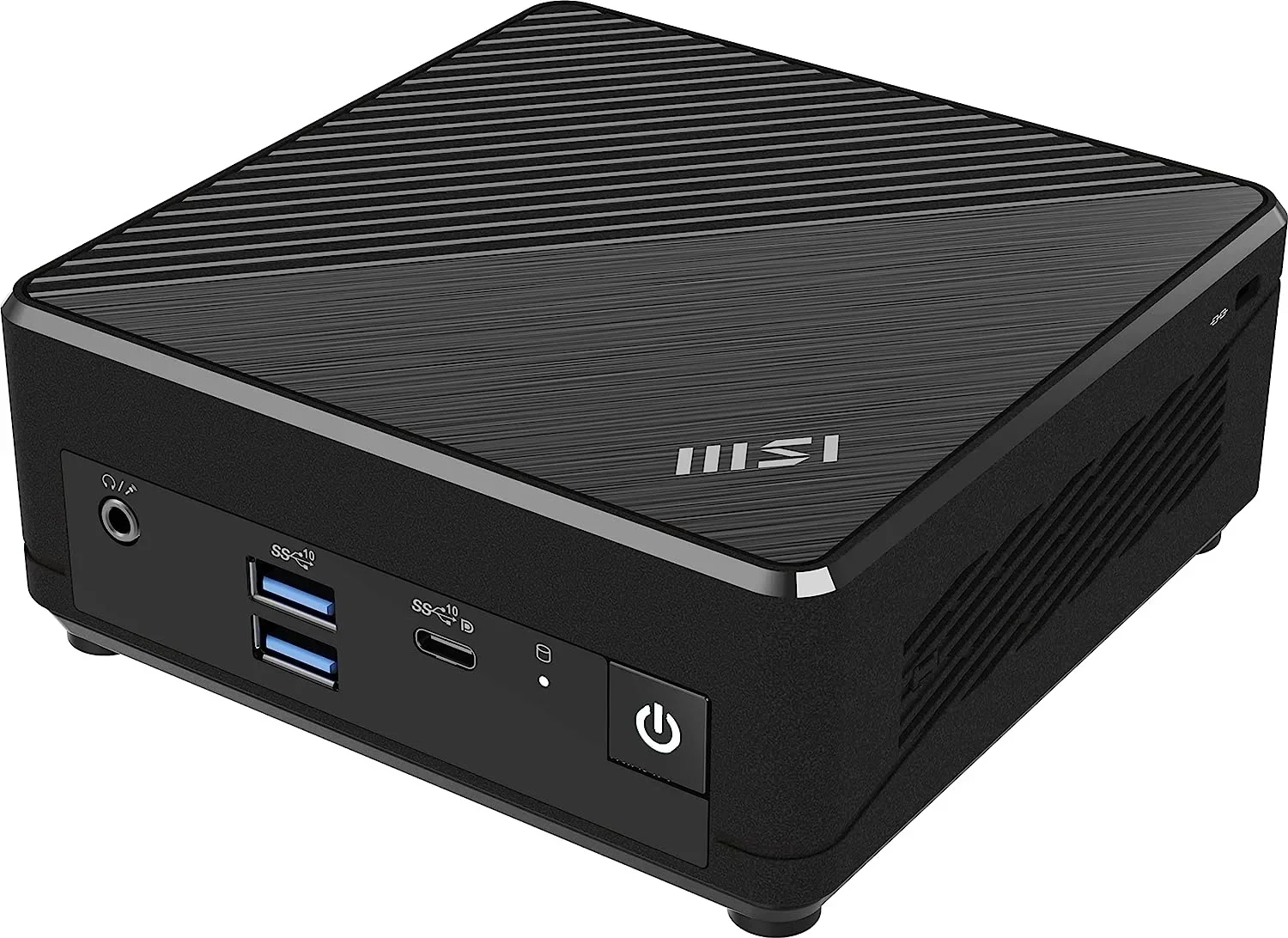 Мини ПК MSI Cubi N ADL-019RU slim N-series N100 (0.8) 4Gb SSD128Gb UHDG Windows 11 Professional 2xGbitEth WiFi BT 65W черный (9S6-B0A911-220)