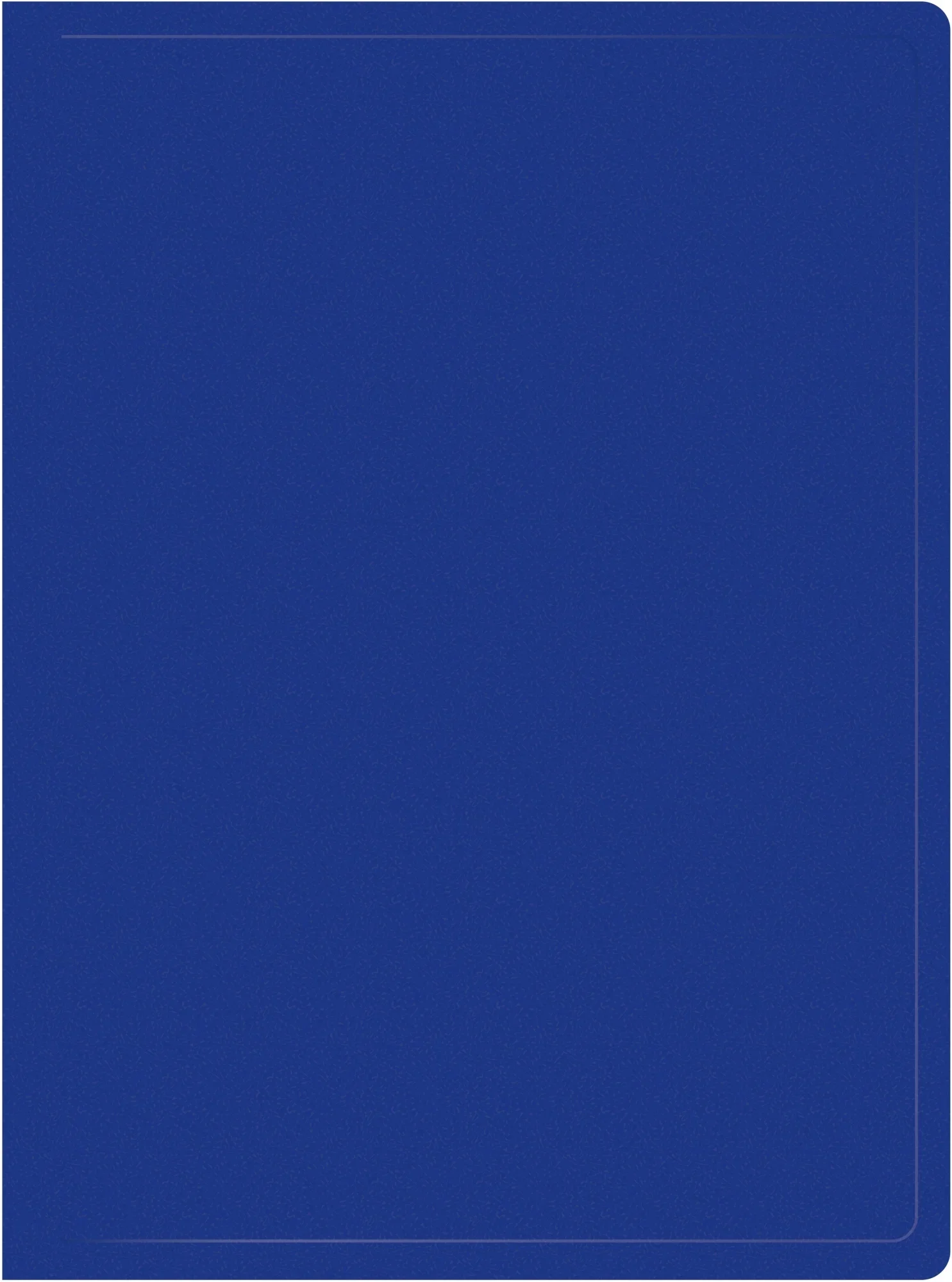 Папка с 10 прозр.вклад. Silwerhof SE-V10BLU A4 пластик 0.5мм синий