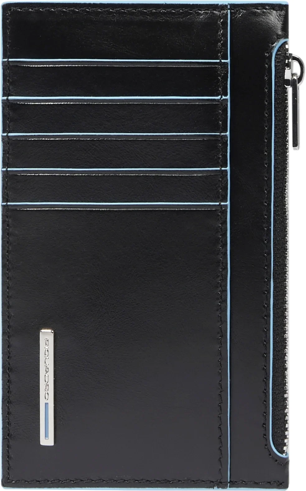 Чехол для кредитных карт Piquadro Blue Square  PP6561B2R/N черный натур.кожа
