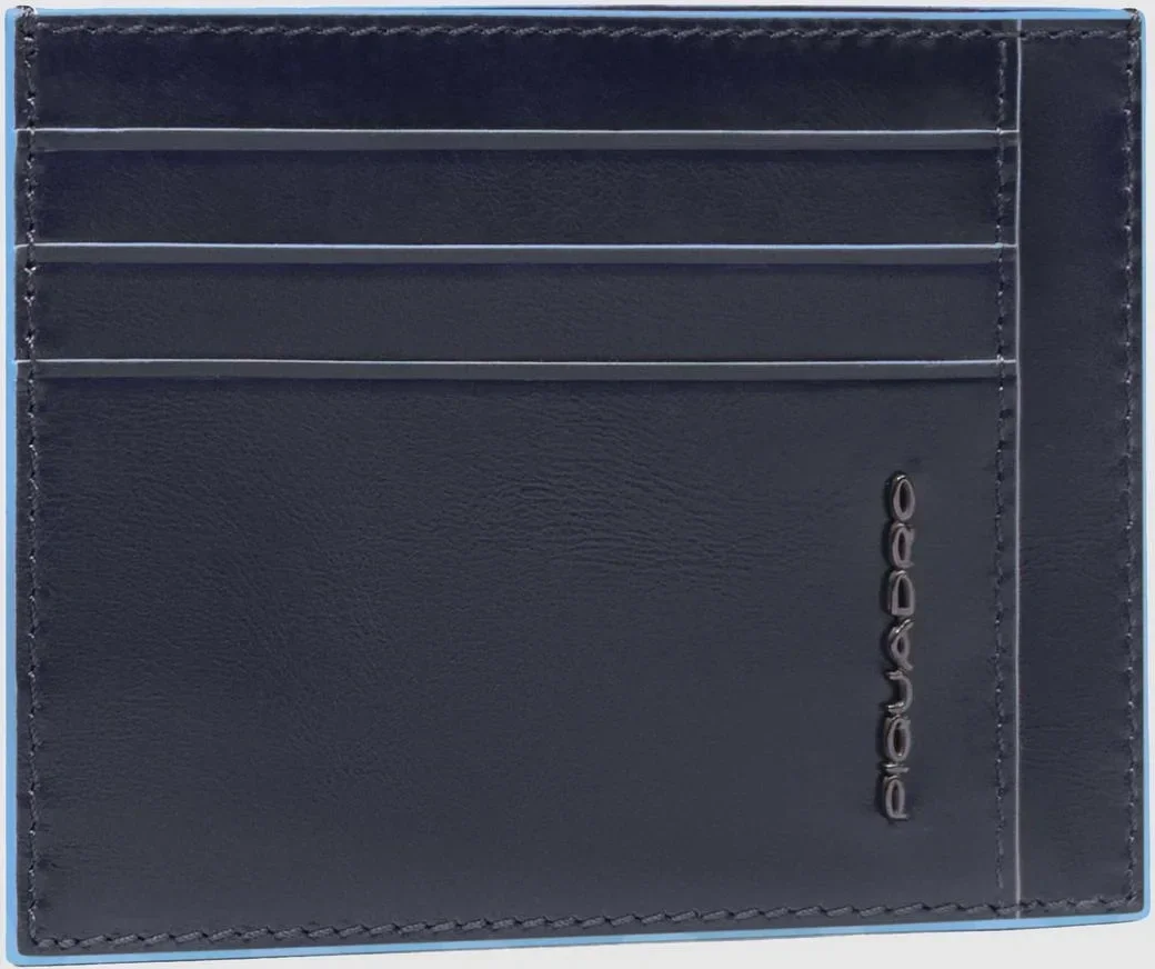 Чехол для кредитных карт Piquadro Blue Square PP2762B2R/BLU2 синий натур.кожа