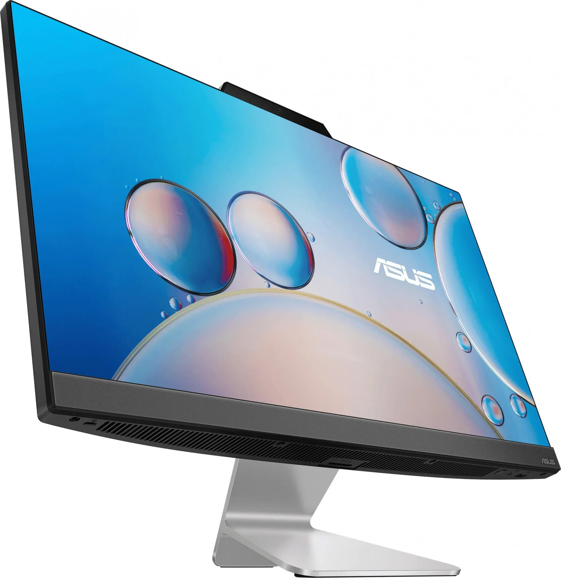Моноблок Asus F3402WFA-BPC0070 23.8" Full HD Ryzen 5 7520U (2.8) 16Gb SSD512Gb RGr CR без ОС GbitEth WiFi BT 90W клавиатура мышь Cam черный 1920x1080